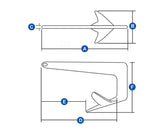Anchor Claw Galv. 50kg (110lb)